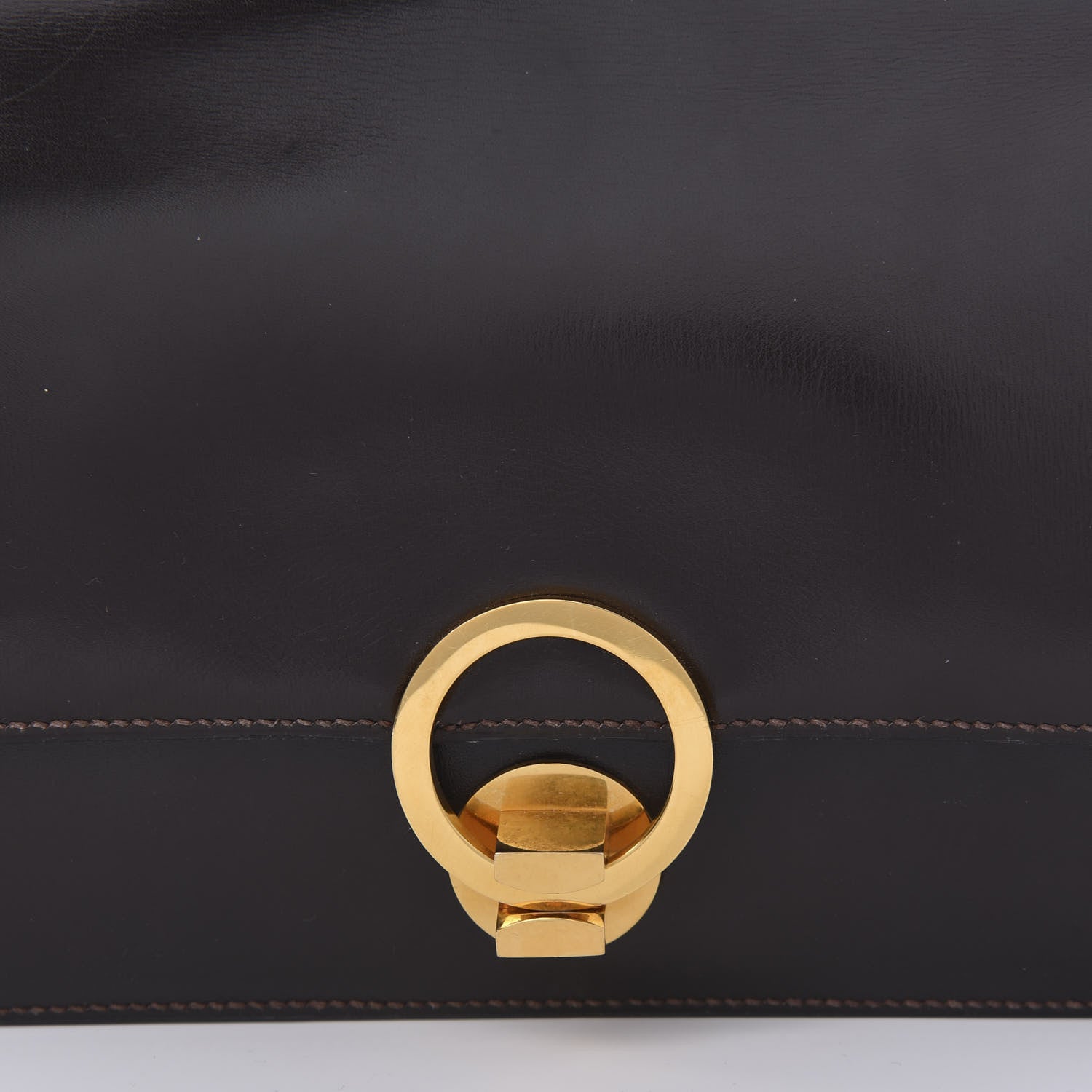 Hermes Box Sac Boutonniere Chocolate 9 of 11