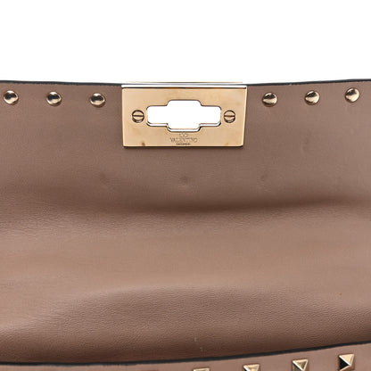 Valentino Garavani Nappa Small Rockstud Spike Shoulder Bag Poudre 10 of 11