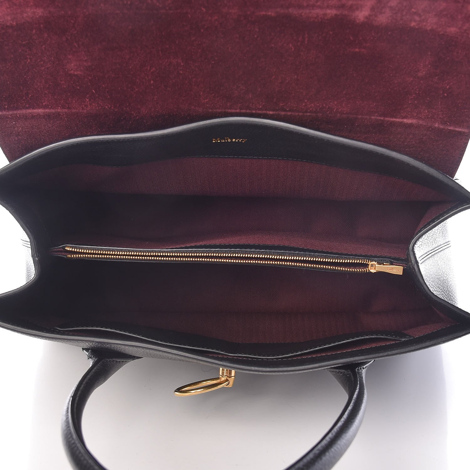 Mulberry Small Classic Grain Calfskin Seaton Black 7 of 14