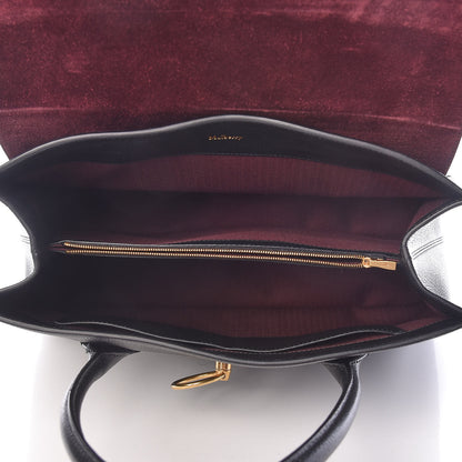 Mulberry Small Classic Grain Calfskin Seaton Black 7 of 14