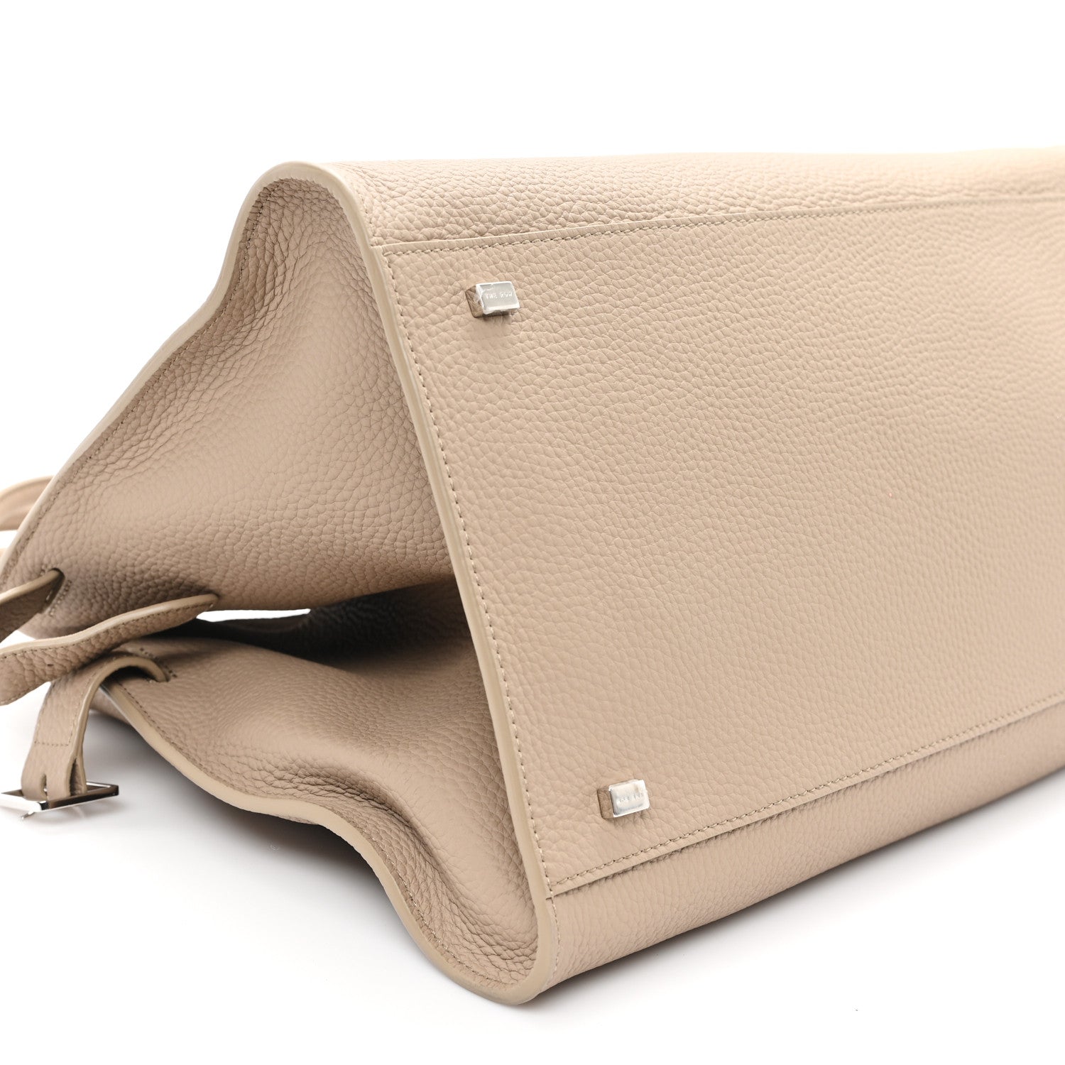 The Row Matte Grained Calfskin Soft Margaux 15 Dark Taupe 8 of 9