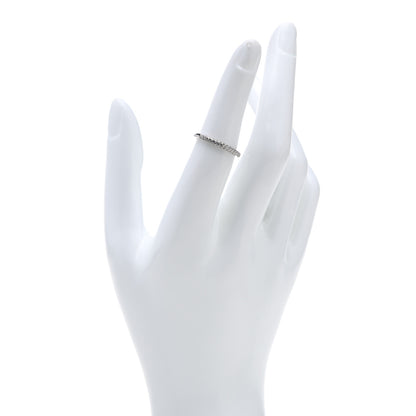 Tiffany Platinum Diamond .17ctw Soleste Half Circle Band Ring 52 6 2 of 4