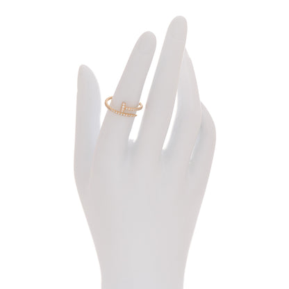 Cartier 18K Pink Gold Diamond Juste Un Clou Paved Ring 52 6 2 of 5