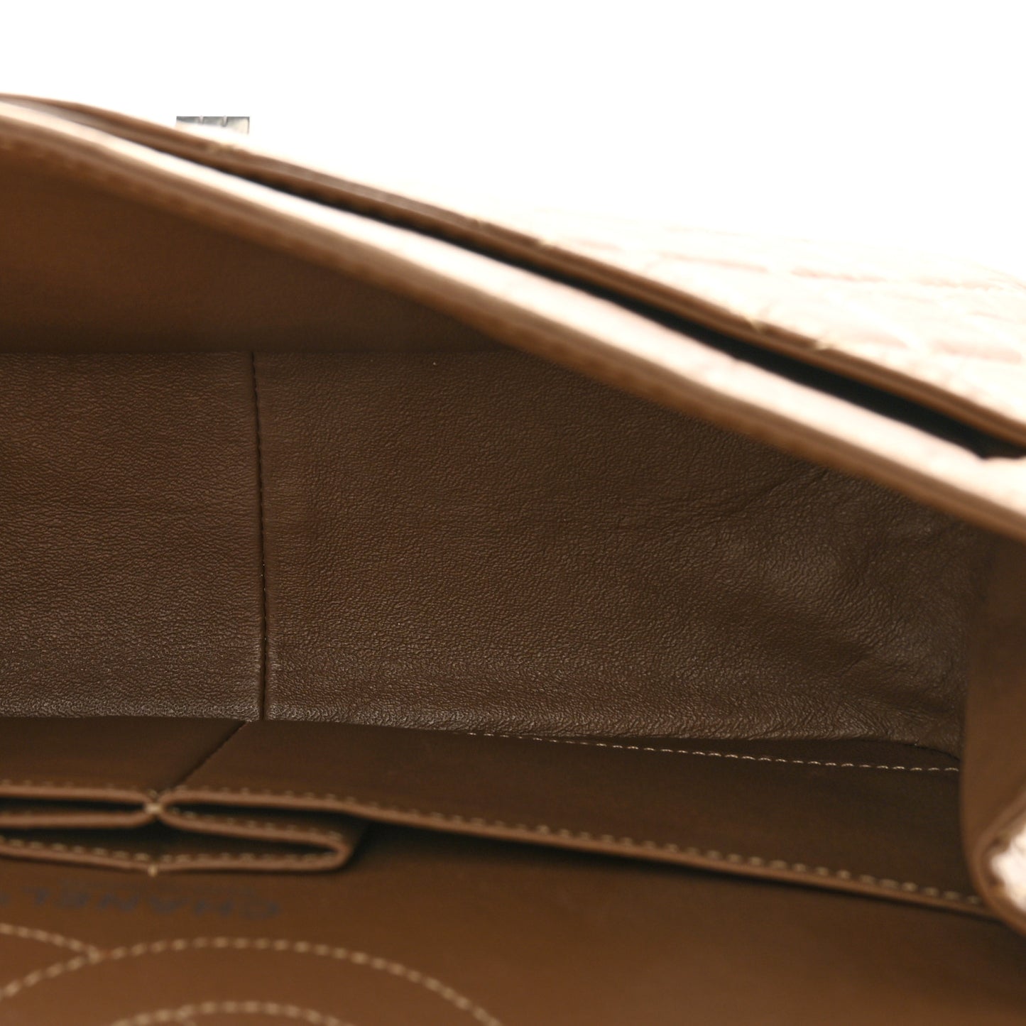 Metallic Aged Calfskin Quilted 2.55 Reissue 226 Flap Dark Gold