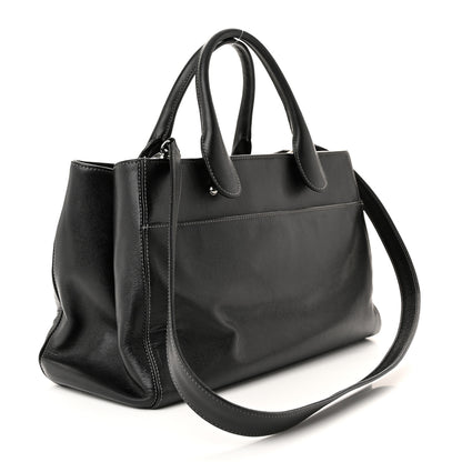 Chanel Calfskin Cerf Executive Shopper Tote Black 3 of 12
