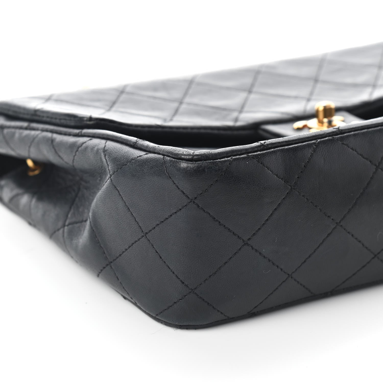 Chanel Lambskin Quilted Small Single Flap Black 7 of 9