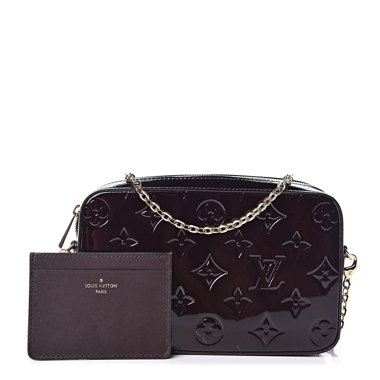 Louis Vuitton Vernis Camera Pouch Amarante 3 of 11