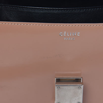 Celine Spazzolato Calfskin Medium Classic Box Flap Bag Nude 10 of 20