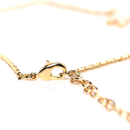 Christian Dior Crystal Diorable Giraffe Logo Necklace Gold 3 of 4