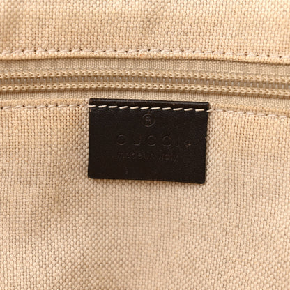 Gucci GG Supreme Monogram Medium Zippered Tote Dark Brown 6 of 20