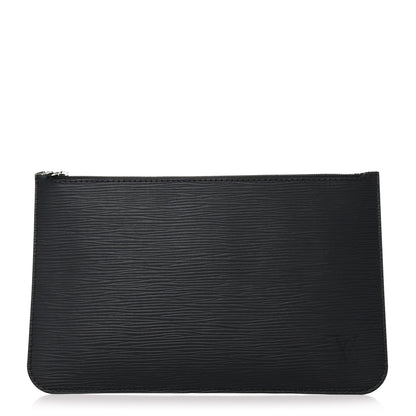 Louis Vuitton Epi Neverfull Pochette MM GM Black 1 of 6