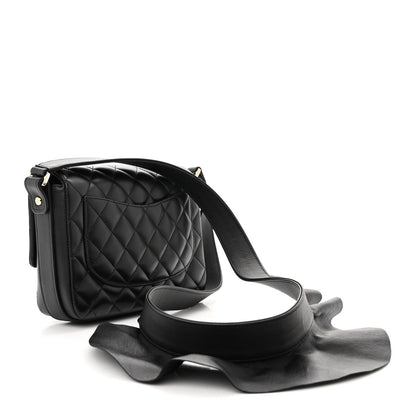 Chanel Calfskin Quilted Bolero De Chanel Flap Bag Black 3 of 14
