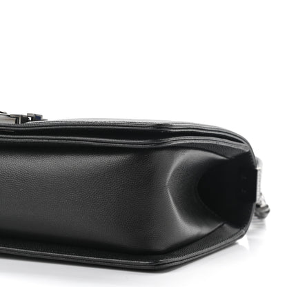 Chanel Caviar Quilted Medium Boy Flap So Black 10 of 11