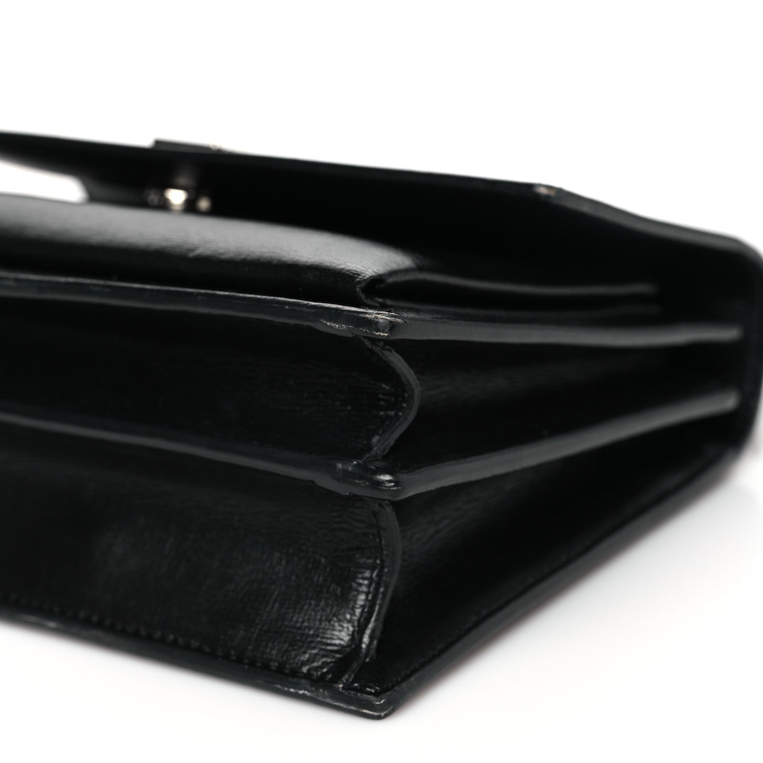 Saint Laurent Calfskin Medium Monogram Sunset Black 10 of 11