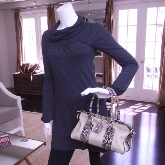 Burberry Leather Python Tote Bag 2 of 11