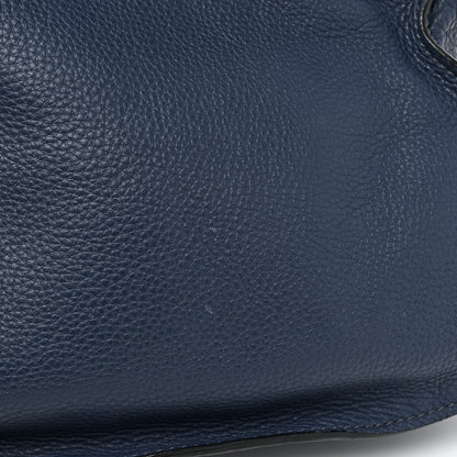 Chloe Calfskin Medium Marcie Satchel Royal Navy 10 of 10