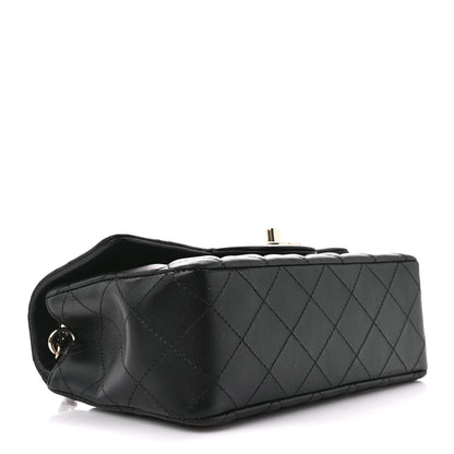 Chanel Lambskin Quilted Mini Rectangular Flap Black 4 of 11