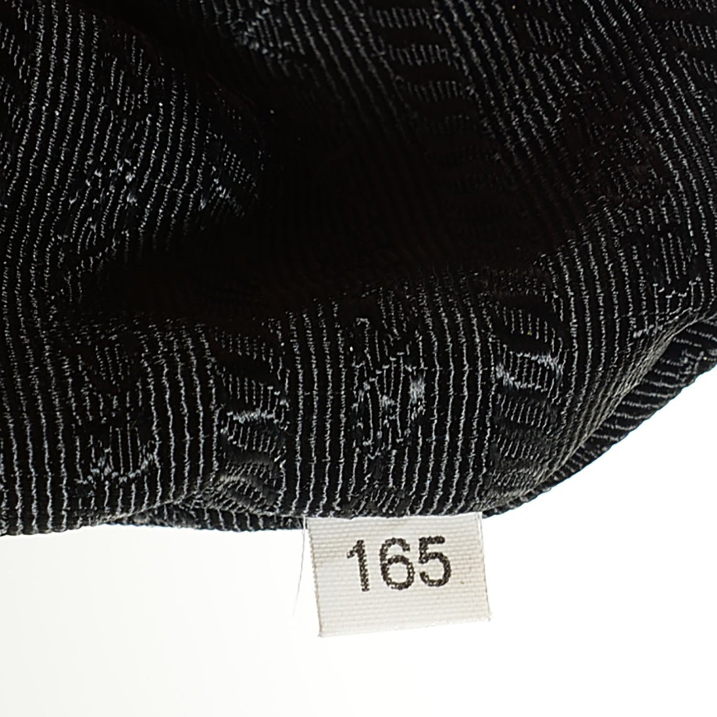 Tessuto Nylon Chevron Catena Bag Nero Black