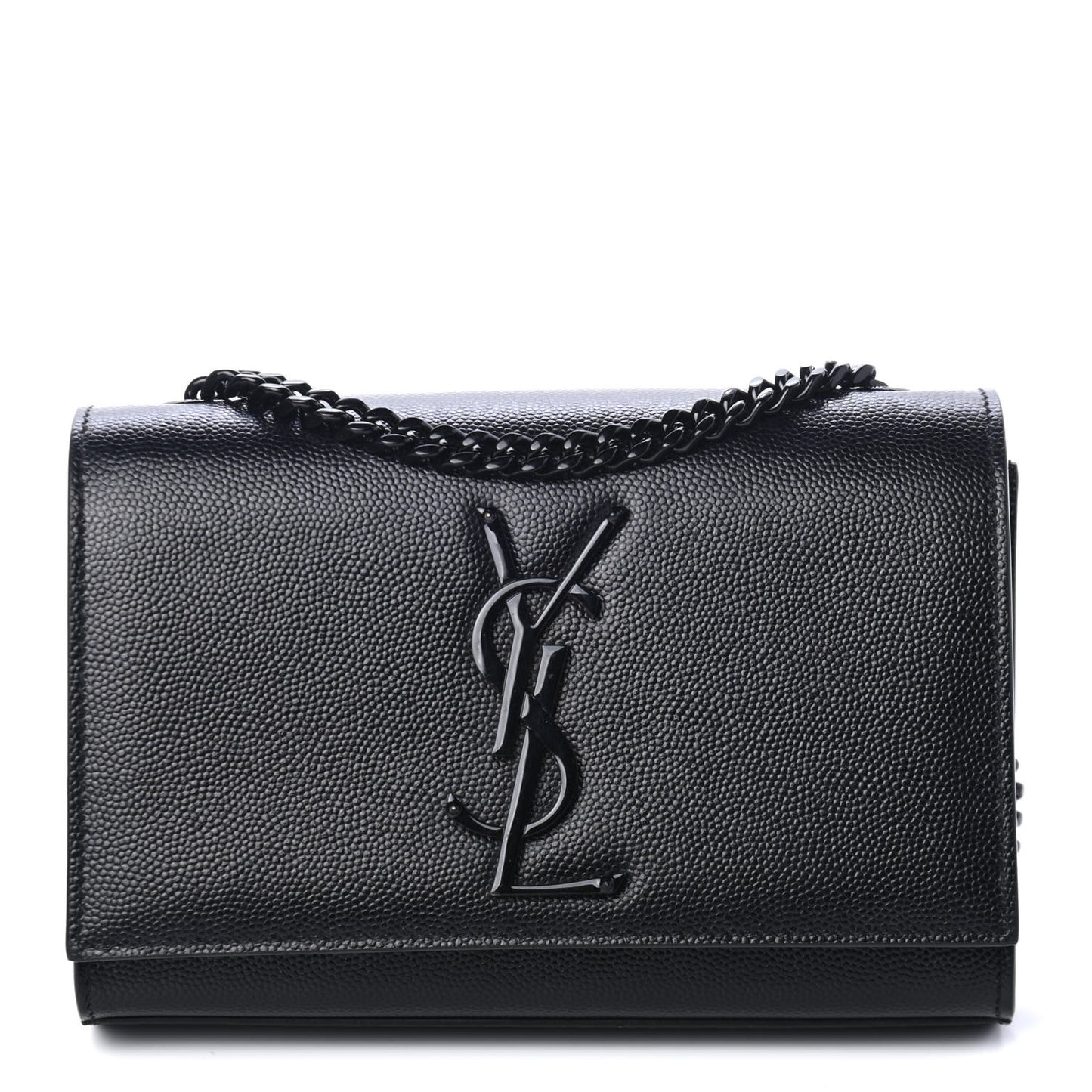 Grain De Poudre Small Monogram Kate Satchel Black