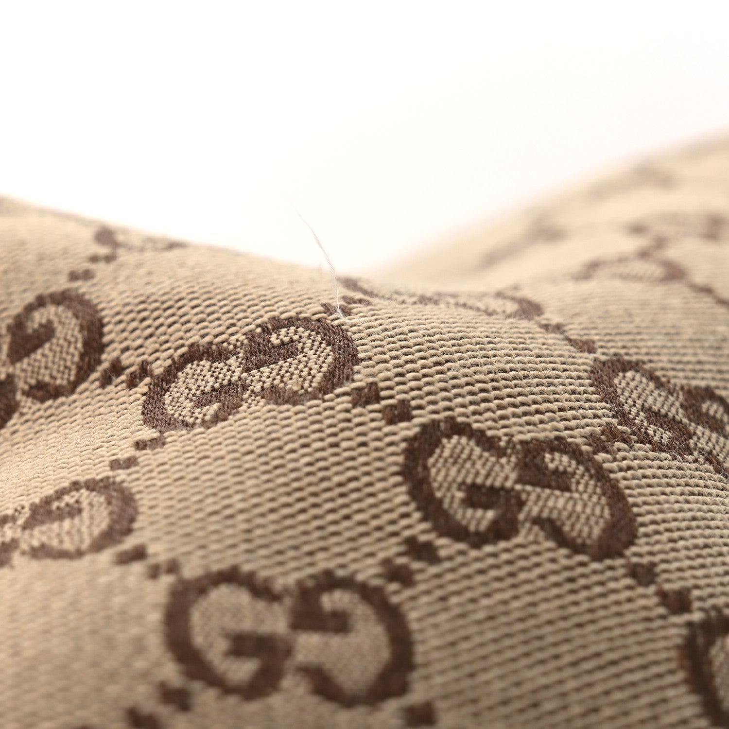 Gucci GG Monogram Web Large Giglio Tote Beige Brown 11 of 12