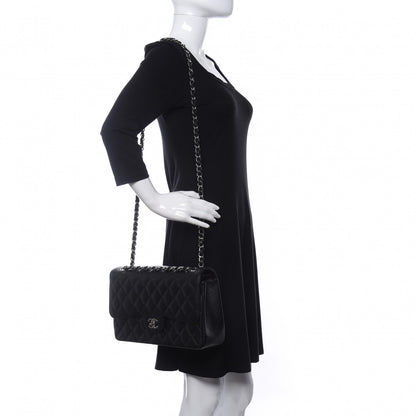 Chanel Caviar Quilted Jumbo Double Flap Black 2 of 16