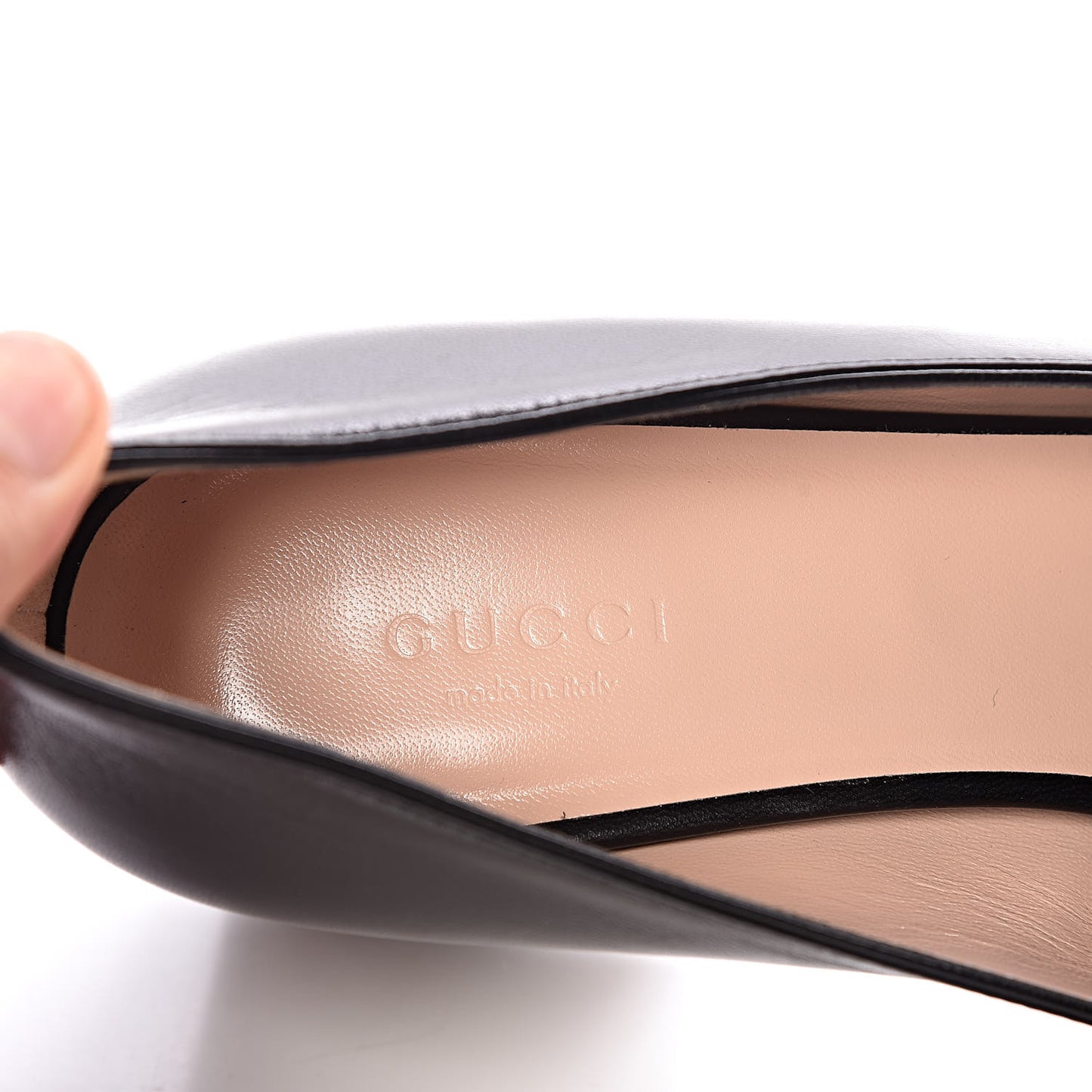 Malaga Kid GG Marmont Fringe 50mm Loafer Pumps 38 Black