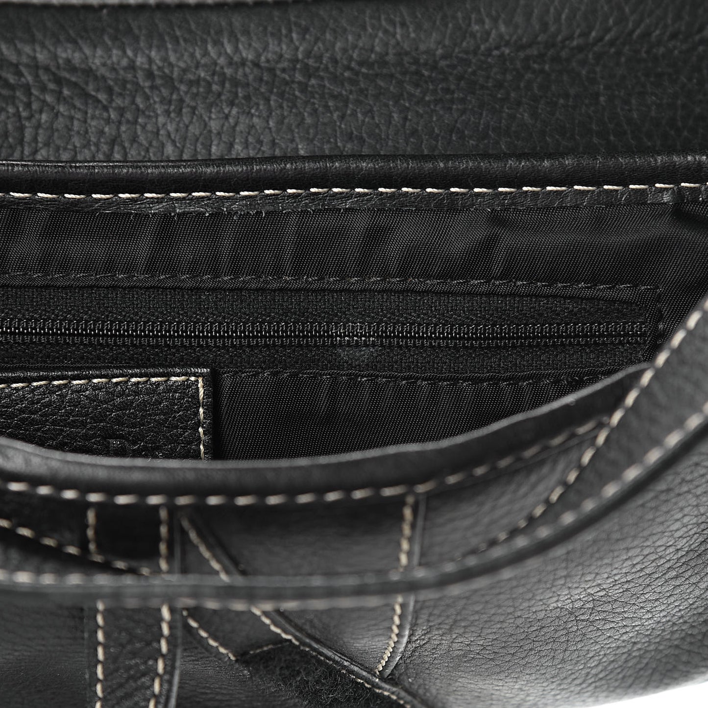 Calfskin Saddle Bag Black