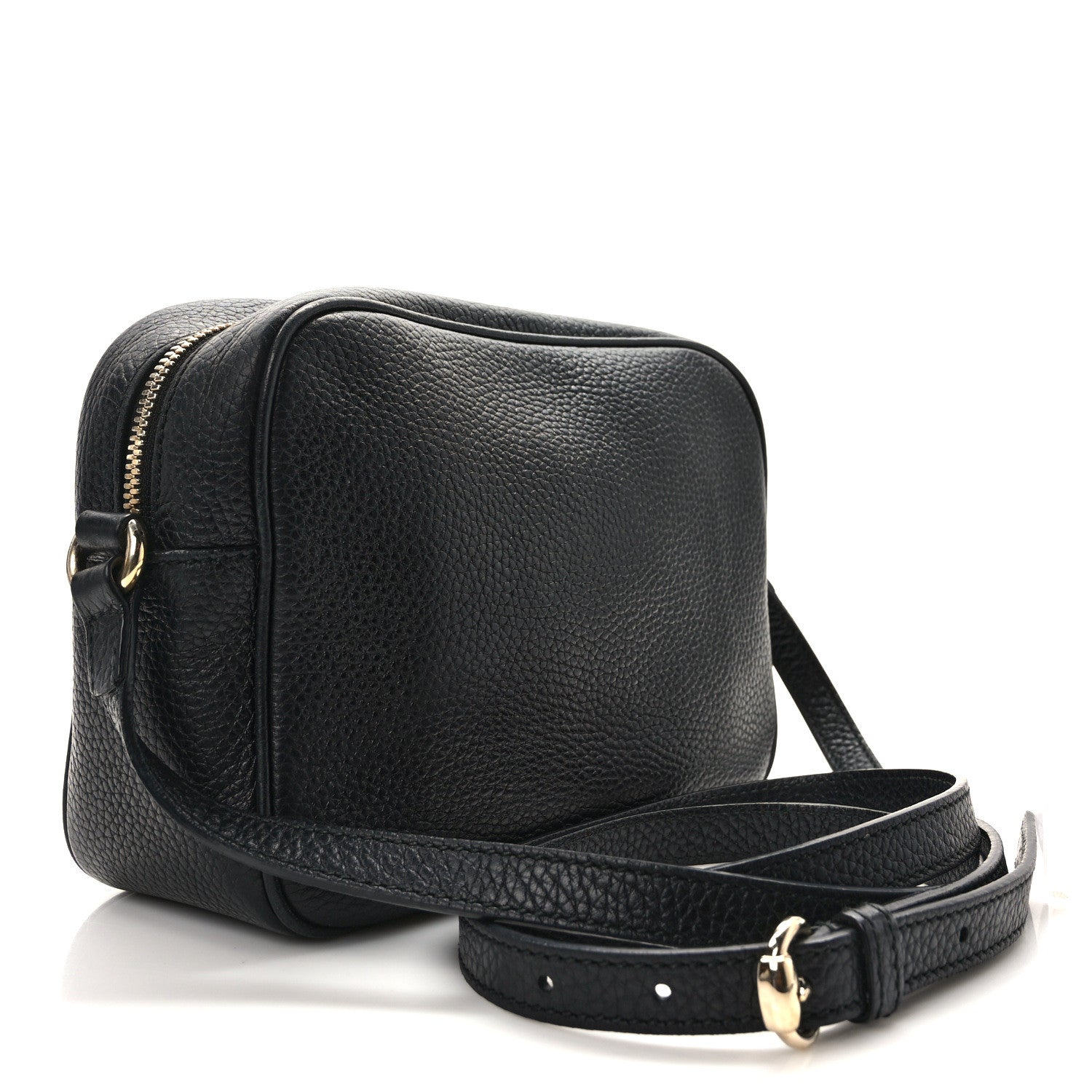 Gucci Pebbled Calfskin Small Soho Disco Bag Black 3 of 15