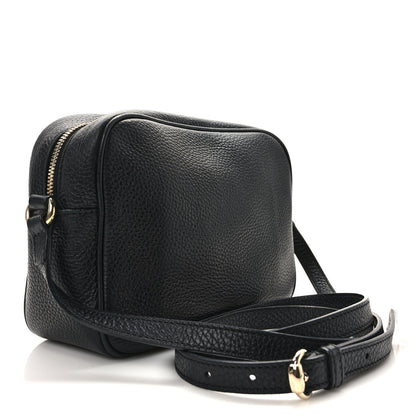 Gucci Pebbled Calfskin Small Soho Disco Bag Black 3 of 15
