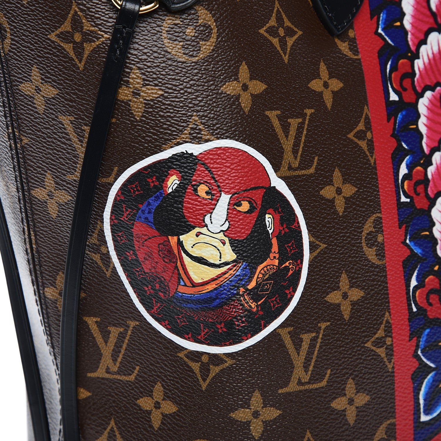 Louis Vuitton Monogram Kabuki Neverfull MM 9 of 10