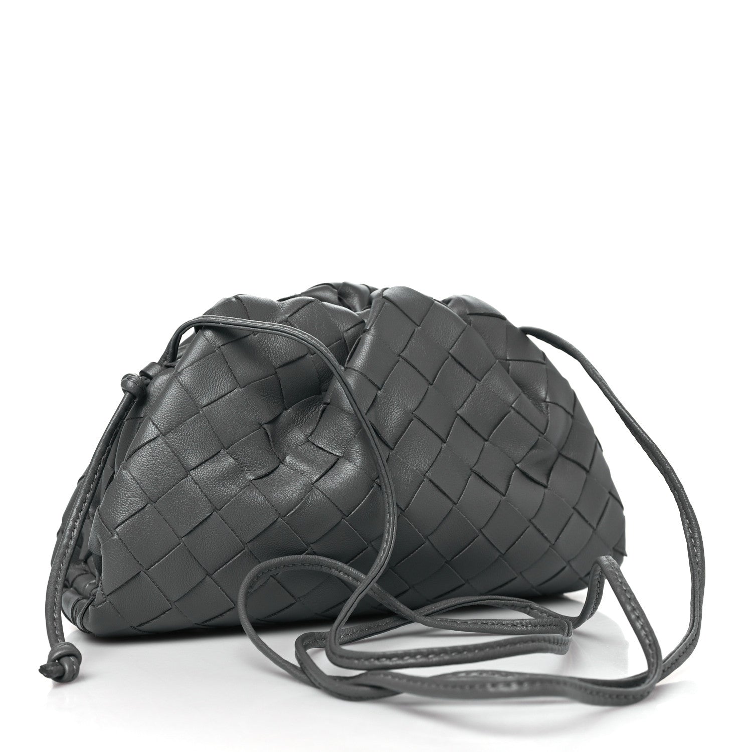 Bottega Veneta Nappa Intrecciato The Mini Pouch Thunder 3 of 10