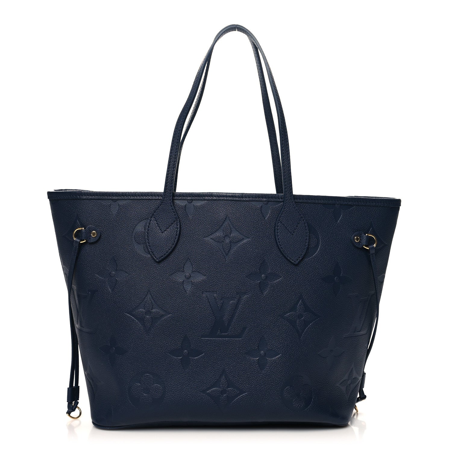 Louis Vuitton Empreinte Monogram Giant Neverfull MM Navy 1 of 11