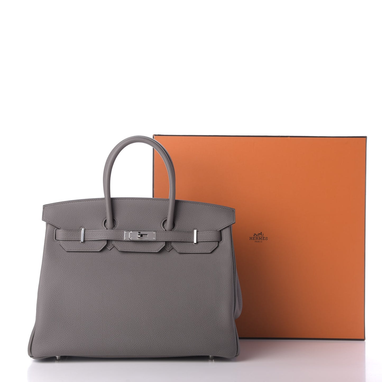 Togo Birkin 35 Etain