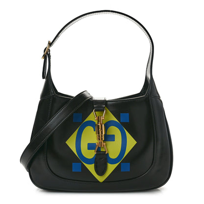 Gucci Calfskin Geometric Small Jackie 1961 Hobo Black 1 of 10
