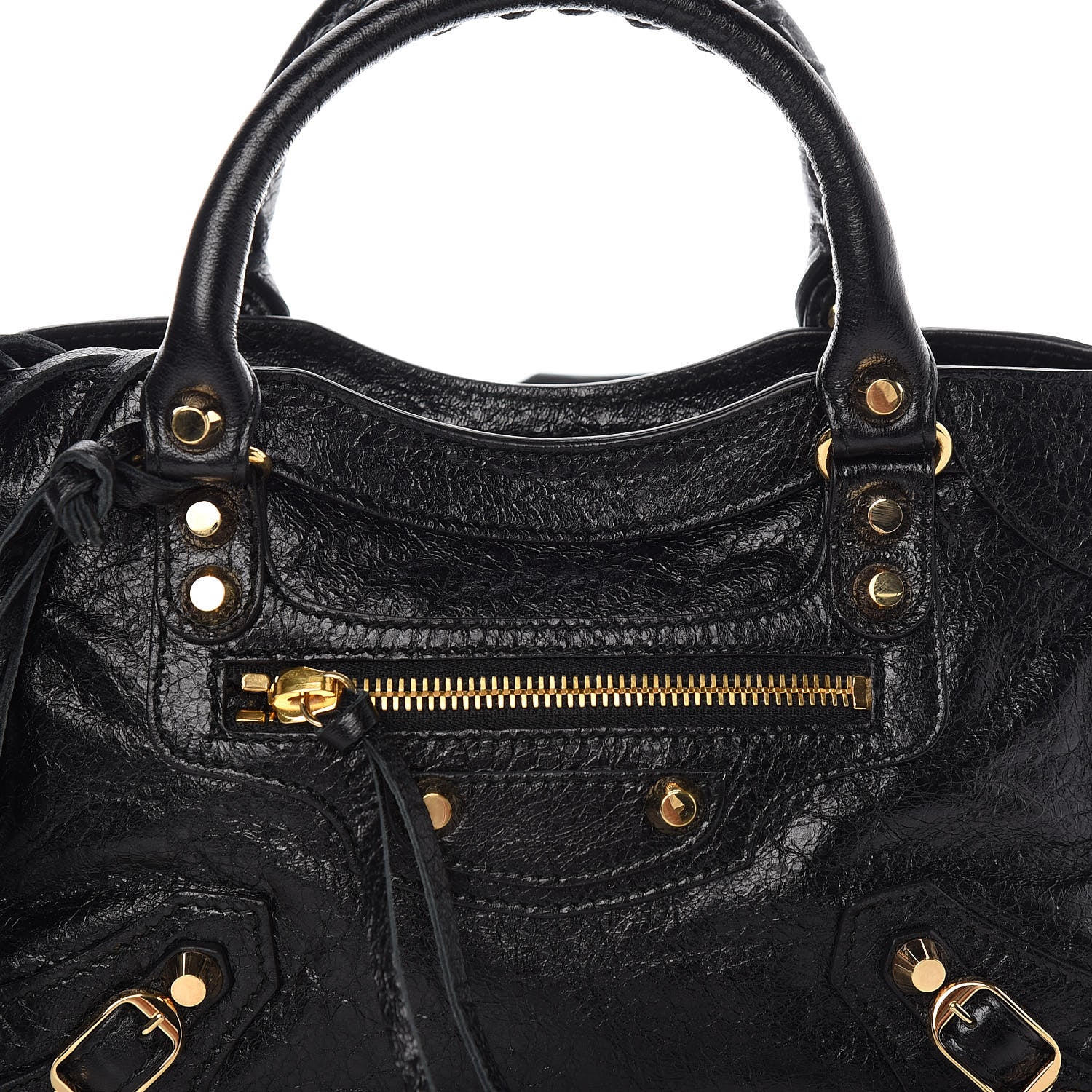 Balenciaga Agneau Classic Gold Hardware Mini City Black 11 of 11