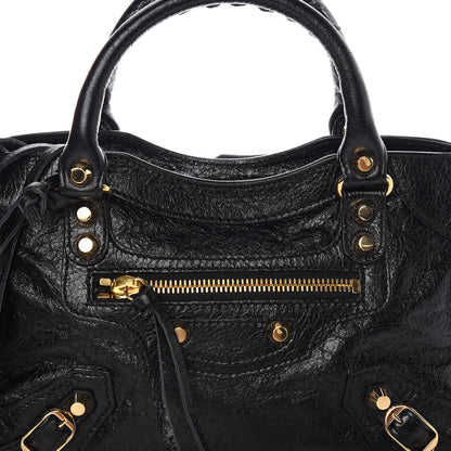 Balenciaga Agneau Classic Gold Hardware Mini City Black 11 of 11