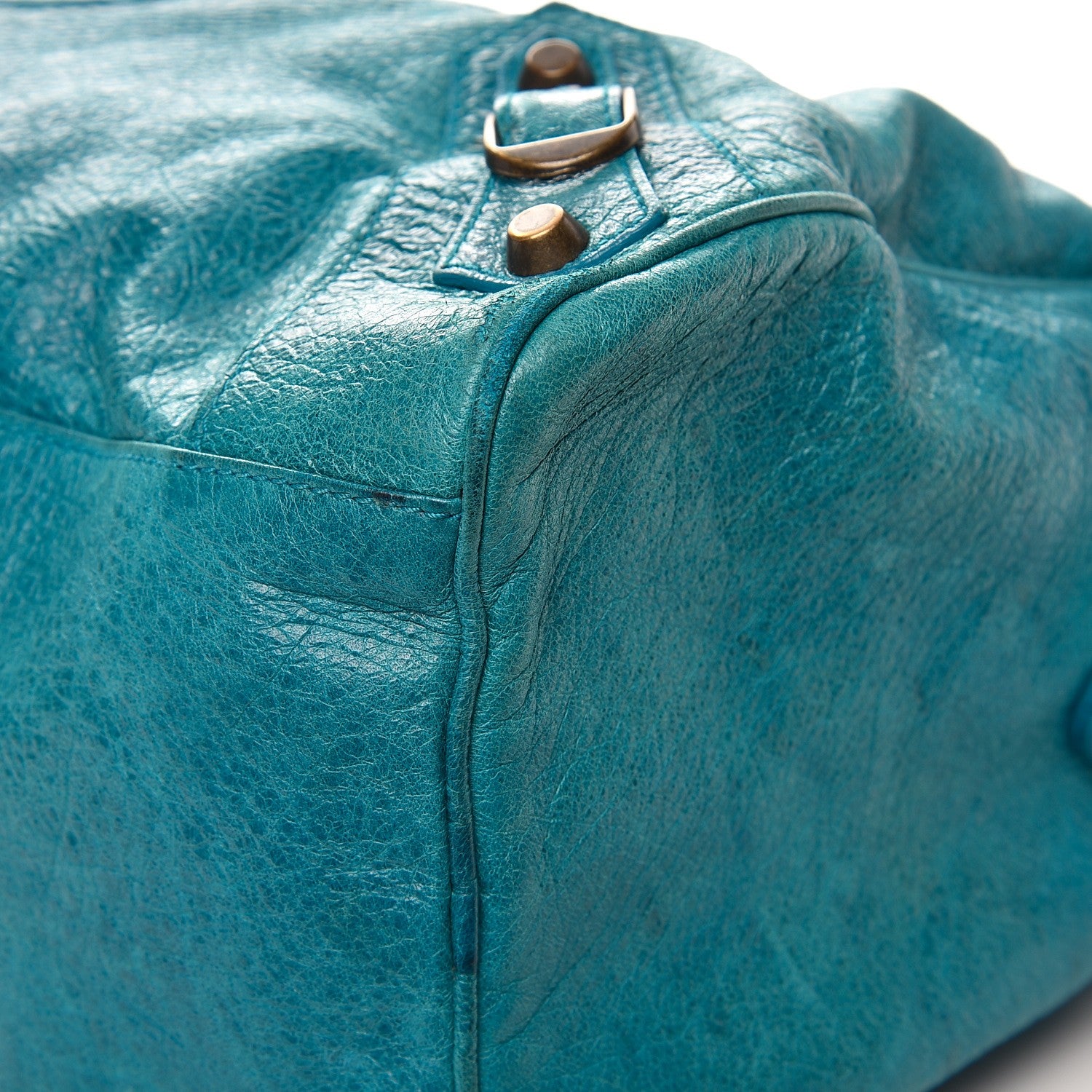 Balenciaga Chevre Classic Hardware Twiggy Aquamarine 14 of 17