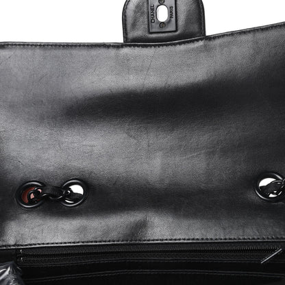 Chanel Nylon Medium Travel Flap Black 11 of 13