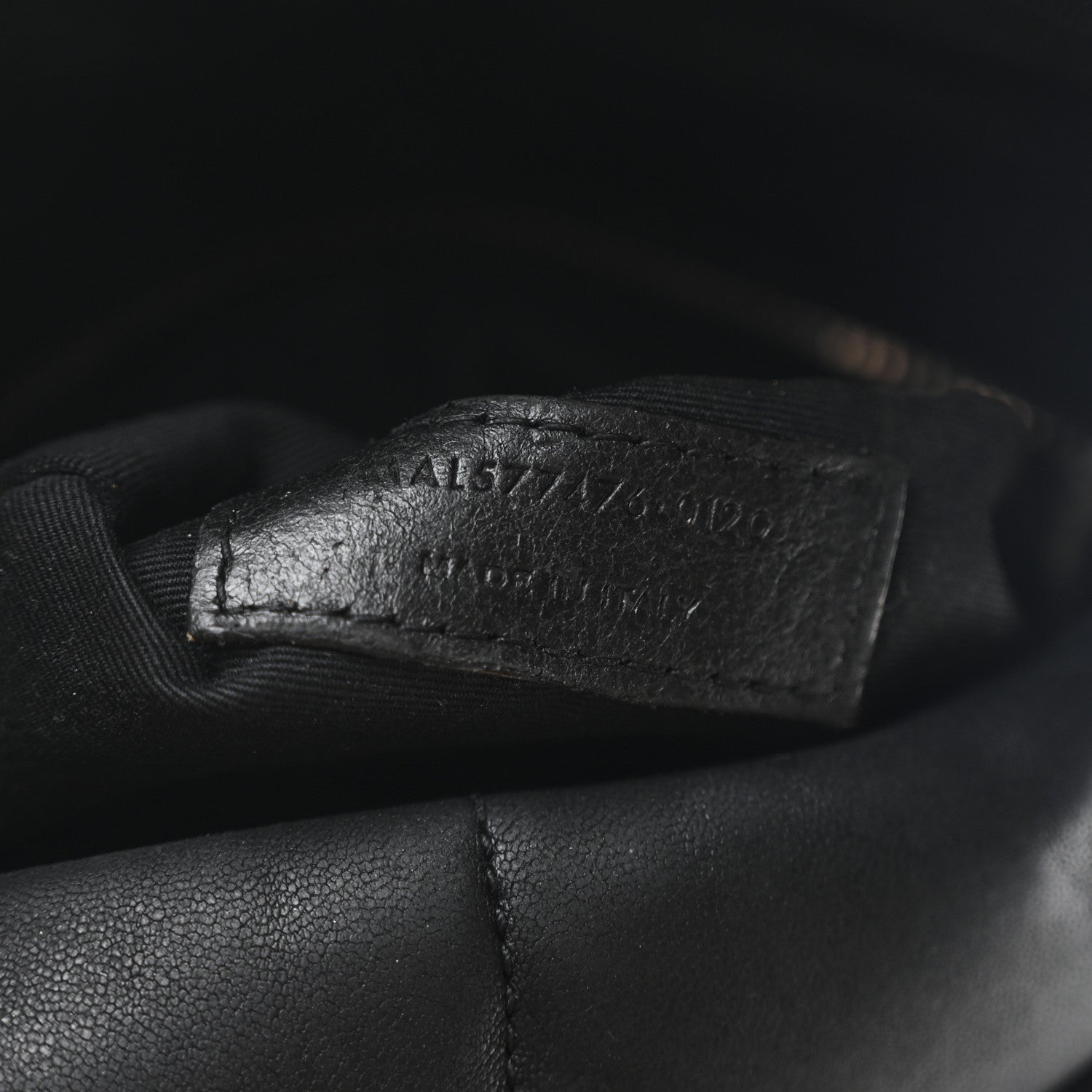 Saint Laurent Lambskin Quilted Small Loulou Puffer Monogram Chain Satchel Black 7 of 14