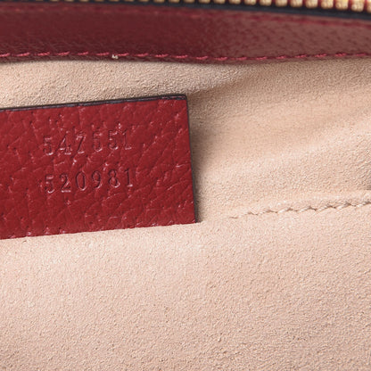 Gucci GG Supreme Monogram Flora Web Small Ophidia Tote Bag Red 6 of 10