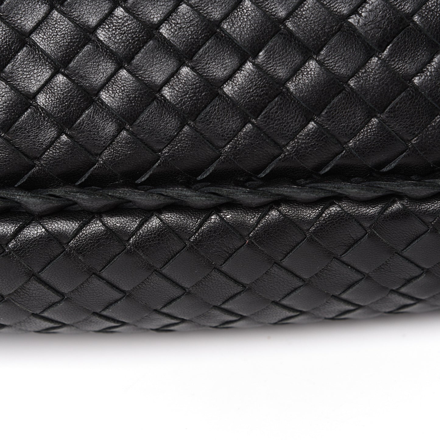 Nappa Intrecciato Large Veneta Hobo Black