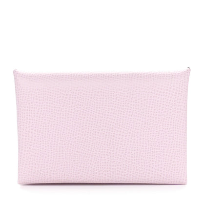 Hermes Epsom Calvi Duo Card Case Mauve Pale 1 of 9