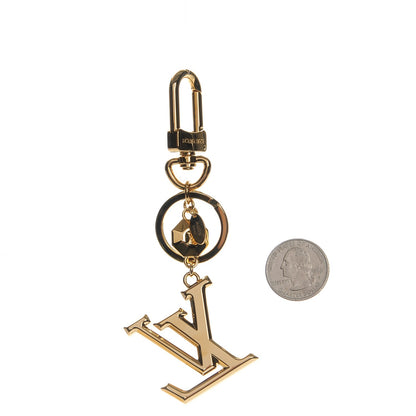 Louis Vuitton LV Facettes Bag Charm Key Holder Gold 2 of 4