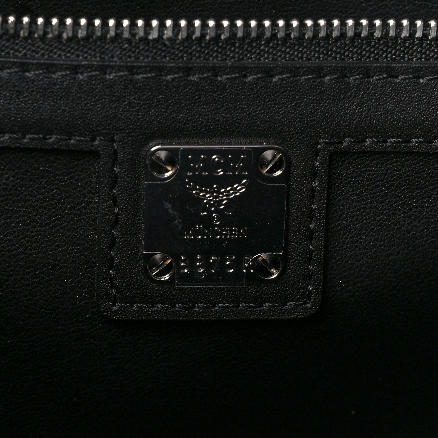 MCM Visetos Large Munchen Tote Grey 6 of 8