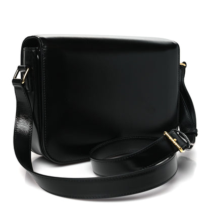 Celine Shiny Calfskin Medium Triomphe Black 3 of 10