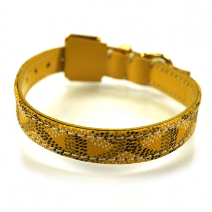 Goyard Goyardine Dog Collar Small Bracelet Yellow 2 of 3