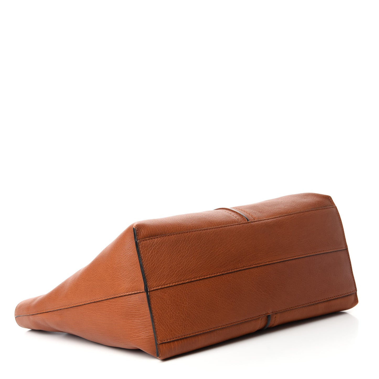 Grained Lambskin Keri Tote Caramel