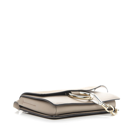 Chloe Suede Calfskin Small Faye Shoulder Bag Motty Grey 3 of 8