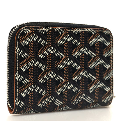 Goyard Goyardine Matignon PM Wallet Black Gold 4 of 8
