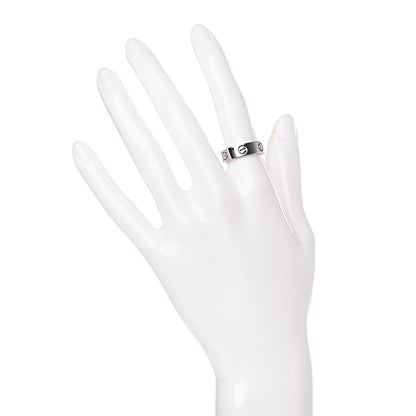 Cartier 18K White Gold 5.5mm LOVE Ring 51 5.75 2 of 4